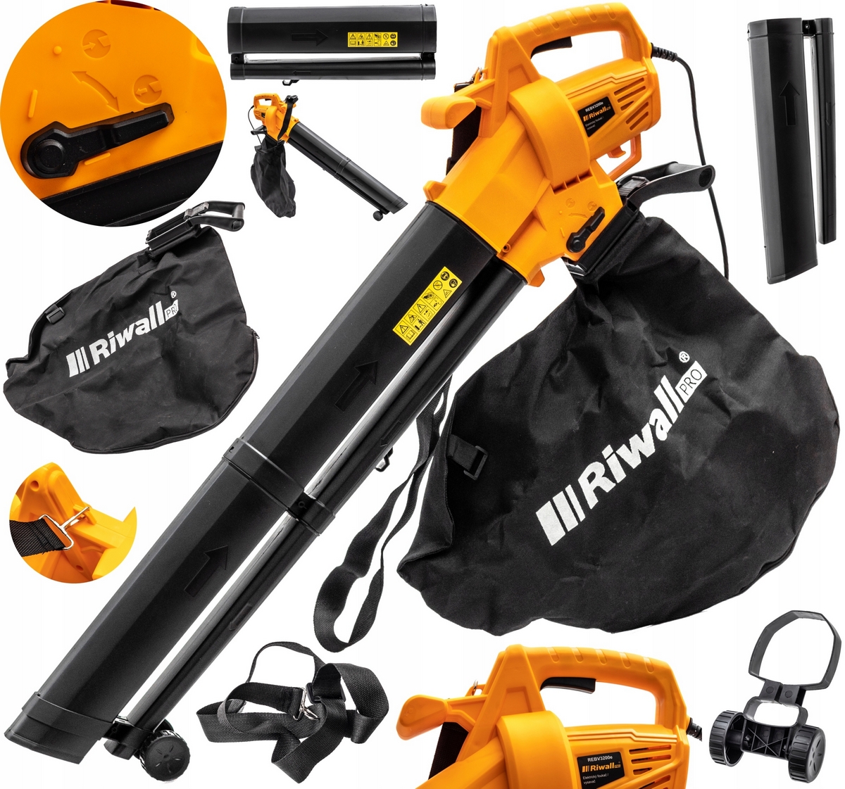 Elektrický fúkač Riwall 5 kg